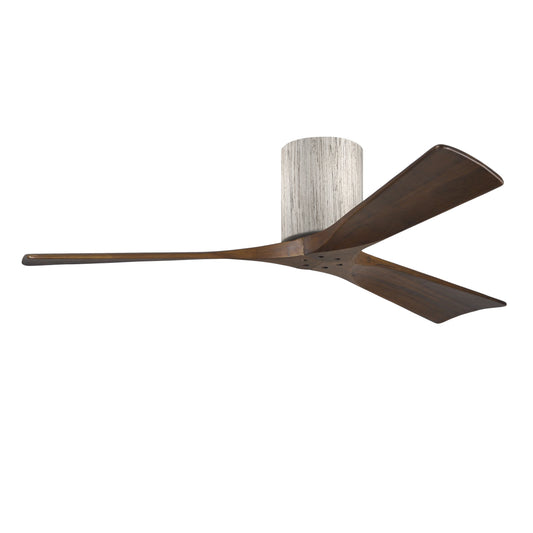 Matthews Fan Company Atlas Irene-3H 52" Barnwood Ceiling Fan With Solid Wood Blade In Walnut Finish