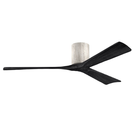 Matthews Fan Company Atlas Irene-3H 60" Barnwood Ceiling Fan With Solid Wood Blade In Matte Black Finish