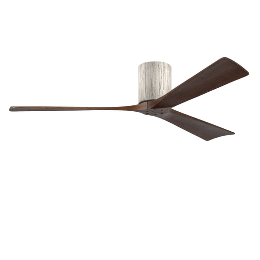 Matthews Fan Company Atlas Irene-3H 60" Barnwood Ceiling Fan With Solid Wood Blade In Walnut Finish