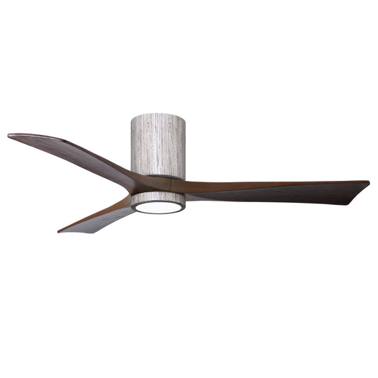 Matthews Fan Company Atlas Irene-3HLK 52" Barn Wood Tone Ceiling Fan With Solid Wood Blade In Walnut Tone Finish