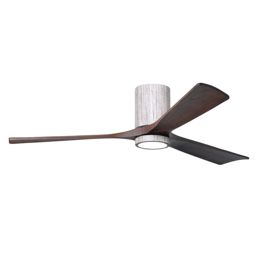 Matthews Fan Company Atlas Irene-3HLK 60" Barn Wood Tone Ceiling Fan With Solid Wood Blade In Walnut Tone Finish