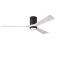 Matthews Fan Company Atlas Irene-3HLK 60" Textured Bronze Ceiling Fan With Solid Wood Blade In Matte White Finish