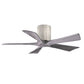 Matthews Fan Company Atlas Irene-5H 42" Barnwood Tone Ceiling Mount Fan With Solid Wood Blade In Barnwood Tone Finish