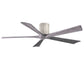 Matthews Fan Company Atlas Irene-5H 60" Barnwood Tone Ceiling Mount Fan With Solid Wood Blade In Barnwood Tone Finish