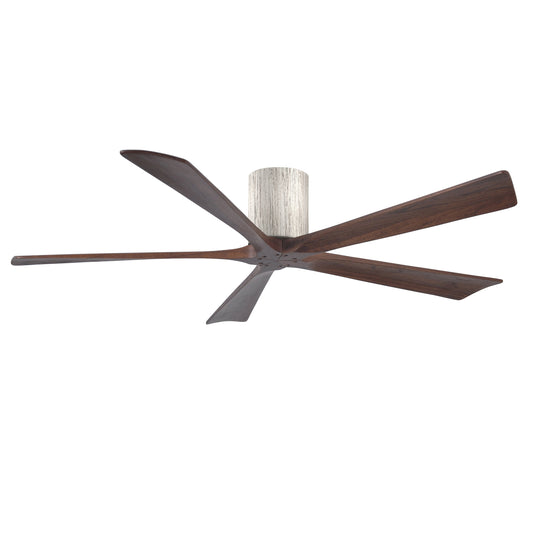 Matthews Fan Company Atlas Irene-5H 60" Barnwood Tone Ceiling Mount Fan With Solid Wood Blade In Walnut Finish