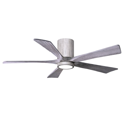 Matthews Fan Company Atlas Irene-5HLK 52" Barnwood Tone Ceiling Mount Fan With Solid Wood Blade In Barnwood Tone Finish