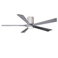 Matthews Fan Company Atlas Irene-5HLK 60" Barnwood Tone Ceiling Mount Fan With Solid Wood Blade In Barnwood Tone Finish