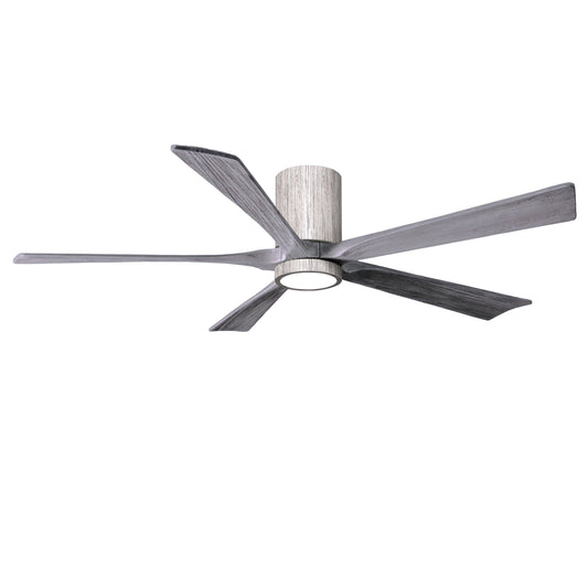 Matthews Fan Company Atlas Irene-5HLK 60" Barnwood Tone Ceiling Mount Fan With Solid Wood Blade In Barnwood Tone Finish