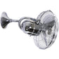 Matthews Fan Company Atlas Kaye 13" Polished Chrome Versatile Fan With Steel/ABS Blade In Polished Chrome Finish