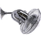Matthews Fan Company Atlas Kaye 13" Polished Chrome Versatile Fan With Steel/ABS Blade In Polished Chrome Finish