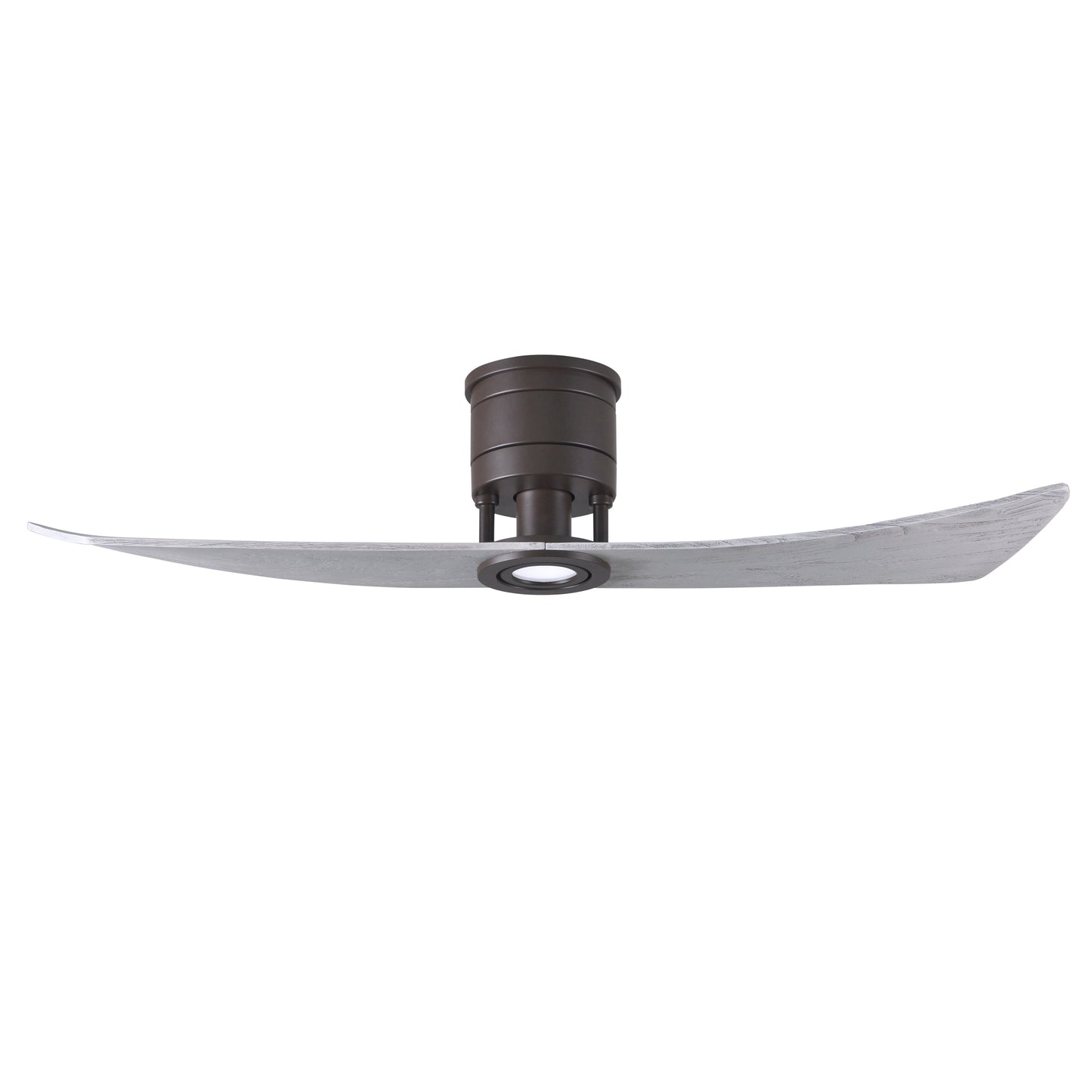 Matthews Fan Company Atlas Lindsay 52" Textured Bronze Ceiling Fan With Solid Wood Blade In Barnwood Tone Finish