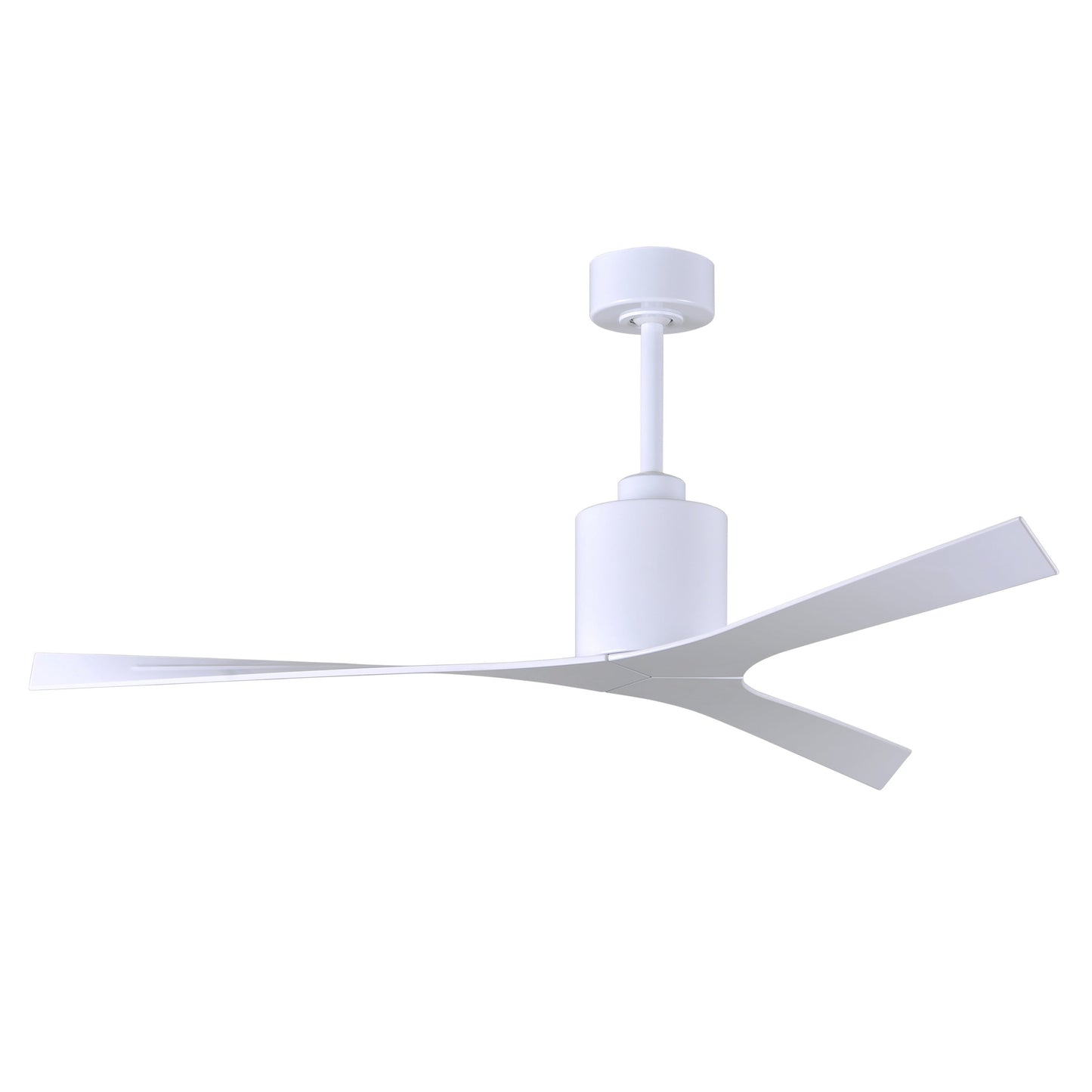 Matthews Fan Company Atlas Molly 56" Gloss White Ceiling Fan With ABS Blade In Gloss White Finish