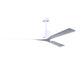 Matthews Fan Company Atlas Nan XL 72" Matte White Ceiling Fan With Solid Wood Blade In Matte White Finish