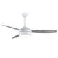 Matthews Fan Company Atlas T-24 52 Matte White Ceiling Fan With Plywood Blade In Maple/Barn Wood Finish