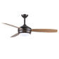 Matthews Fan Company Atlas T-24 52 Textured Bronze Ceiling Fan With Plywood Blade In Maple/Barn Wood Finish