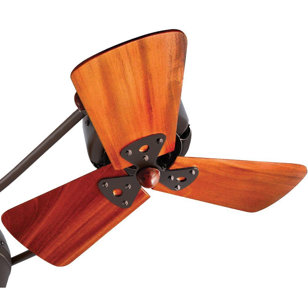 Matthews Fan Company Matthews-Gerbar 13" Brazilian Mahogany Blade Set in Bronzette Finish