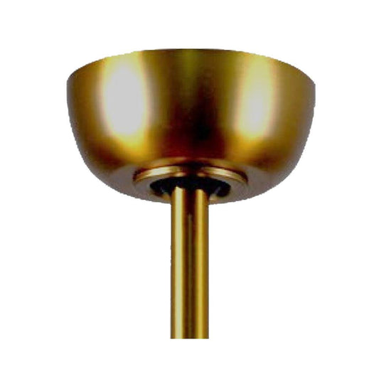 Matthews Fan Company Matthews-Gerbar 29-Degree Brushed Brass Slant Ceiling Mount