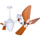 Matthews Fan Company Matthews-Gerbar Ar Ruthiane 48" Bullet-Shaped Rotational Ceiling Fan With 10" Downrod and Wood Blades in White Finish