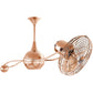 Matthews Fan Company Matthews-Gerbar Brisa 2000 40" Rotational Ceiling Fan With 10" Downrod and Metal Blades in Polished Copper Finish