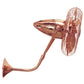 Matthews Fan Company Matthews-Gerbar Bruna Parede 13" Directional Fan With 10" Downrod and Metal Blades in Polished Copper Finish