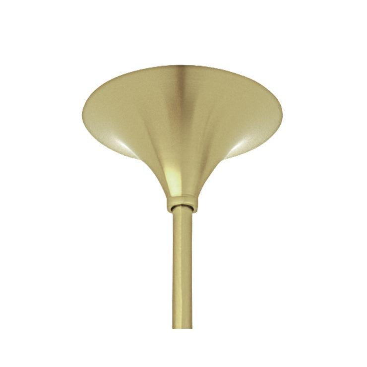 Matthews Fan Company Matthews-Gerbar Brushed Brass Flat Ceiling Mount
