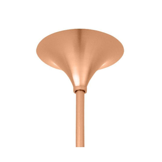 Matthews Fan Company Matthews-Gerbar Brushed Copper Flat Ceiling Mount