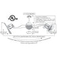 Matthews Fan Company Matthews-Gerbar Italo Ventania 62" Matte Black Rotational Ceiling Fan With Solid Brazilian Mahogany Blade In Mahogany Finish