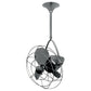 Matthews Fan Company Matthews-Gerbar Jarold Direcional 13" Black Nickel Ceiling Fan With Aluminum Blade In Black Nickel Finish