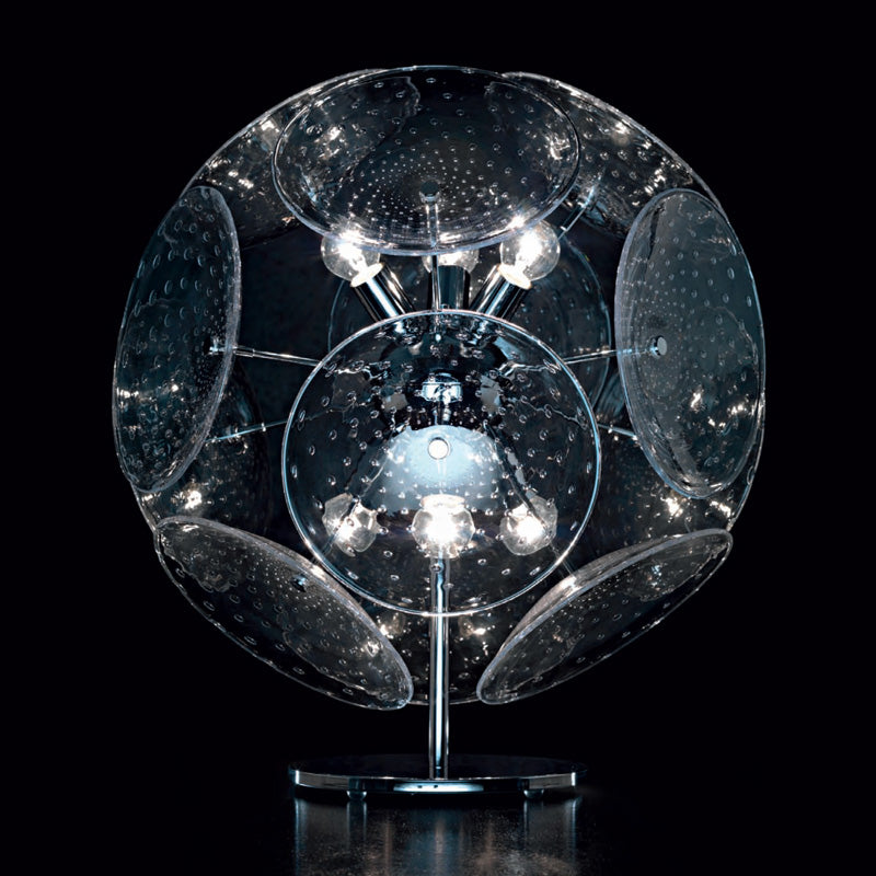 Mazzega 1946 Anhydride Table Lamp in Clear Finish