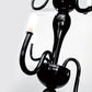 Mazzega 1946 Bottle Pendant Light in Black Finish