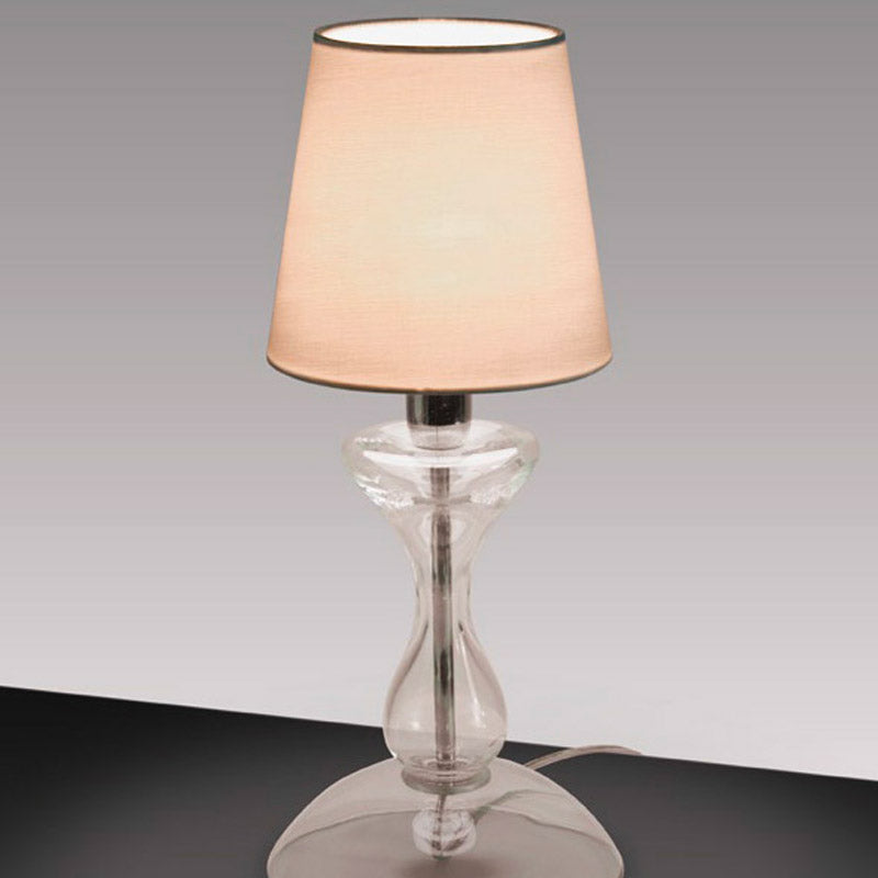 Mazzega 1946 Charterhouse Table Lamp in Transparent Crystal Finish
