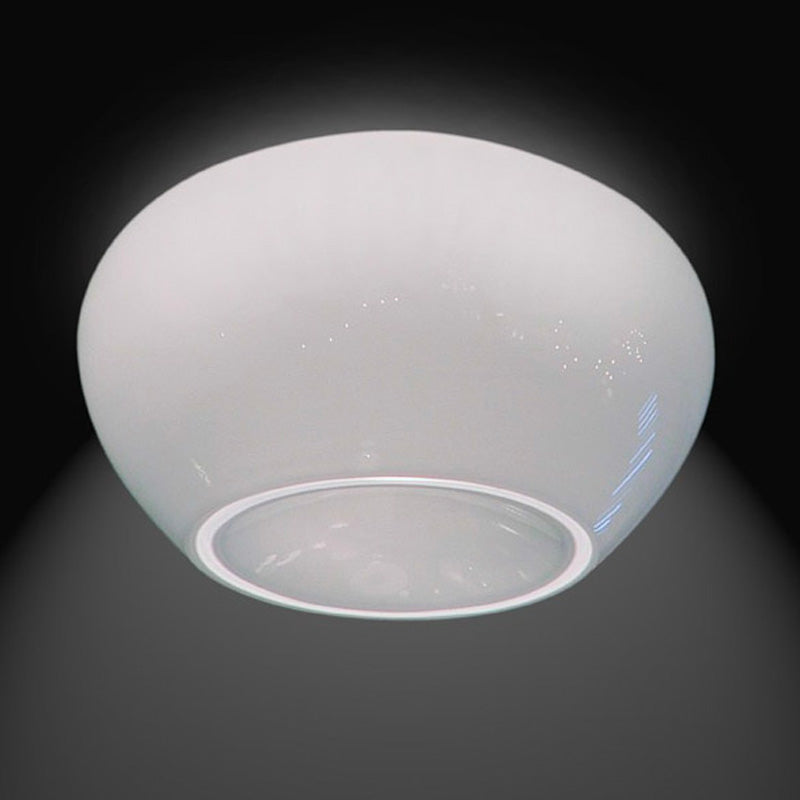 Mazzega 1946 Eyes Ceiling Light in White Finish