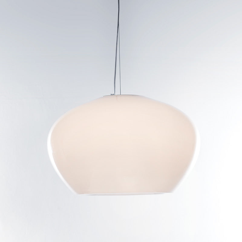 Mazzega 1946 Eyes Pendant Light in White Finish