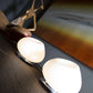 Mazzega 1946 Eyes Table Lamp in White Finish