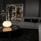 Mazzega 1946 Eyes Table Lamp in White Finish