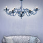 Mazzega 1946 Galbajo Chandelier in Transparent Alexandrite Finish