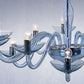 Mazzega 1946 Galbajo Chandelier in Transparent Alexandrite Finish