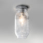 Mazzega 1946 Lumè Ceiling Light in Transparent Crystal Finish