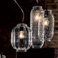 Mazzega 1946 Lumè Pendant Light in Transparent Crystal Finish