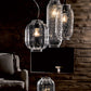 Mazzega 1946 Lumè Pendant Light in Transparent Crystal Finish