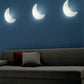 Mazzega 1946 Moon Wall Lamp in White Finish