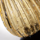 Mazzega 1946 Music Box Table Lamp in Transparent Amber Finish
