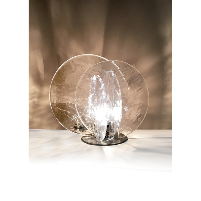 Mazzega 1946 Nason 335 Table Lamp in Transparent Crystal Finish