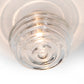 Mazzega 1946 Onda Ceiling Light in Transparent Crystal Finish