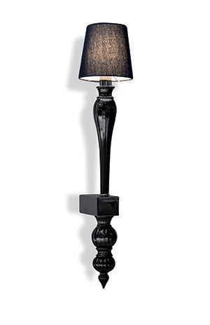 Mazzega 1946 Phosphate Wall Lamp in Transparent Crystal Finish