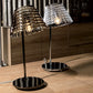Mazzega 1946 Profiles Table Lamp in Transparent Smoked Finish