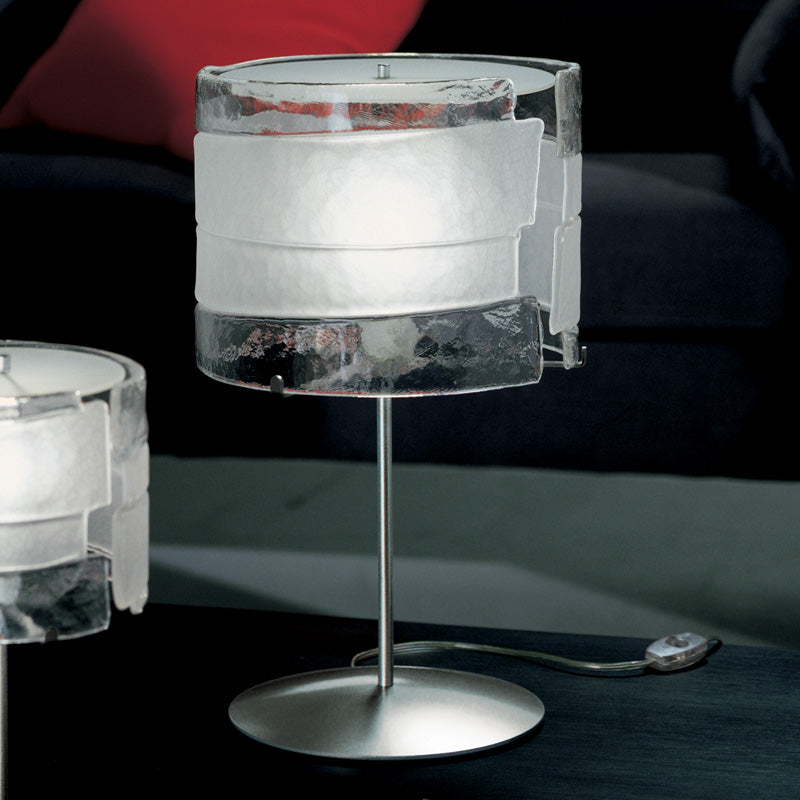 Mazzega 1946 Radius Table Lamp in Transparent Crystal Finish