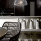 Mazzega 1946 Snifter Pendant Light in Transparent Crystal Finish