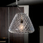 Mazzega 1946 Snifter Pendant Light in Transparent Crystal Finish