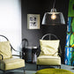 Mazzega 1946 Squeezer Pendant Light in Transparent Finish